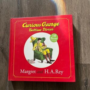 Curious George Bedtime Stories Book - Red Cover